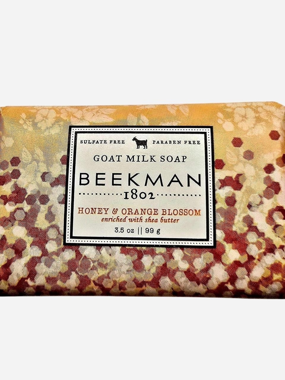 Beekman 1802 Honey & Orange Blossom Soap - Yellow, Orange, Red